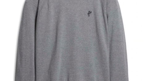 MERINO LUGANO CREW WITH ELBOW PATCHES